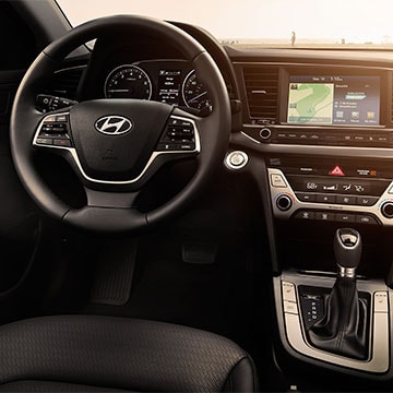 2017 Hyundai Elantra Steering Wheel Features and stereo