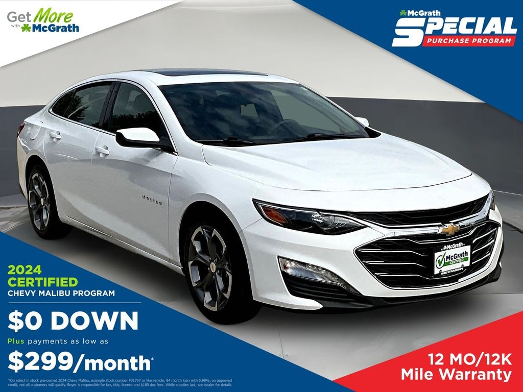 Used 2024 Chevrolet Malibu 1LT Sedan