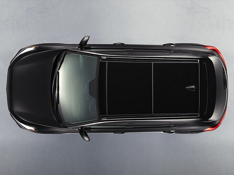Birds-eye view of 2017 Hyundai Tucson