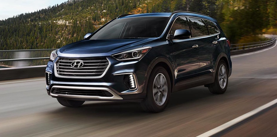 2017 Hyundai Santa Fe Storm Blue