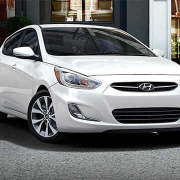 White 2017 Hyundai Accent