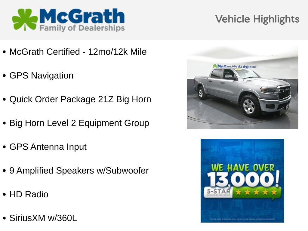 2025 RAM Ram 1500 Pickup Big Horn/Lone Star - Photo 6