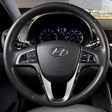 2017 Hyundai Accent Features on the Steering Wheel