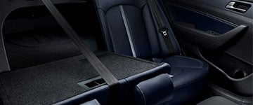 2017 Hyundai Sonata Hybrid folding seats