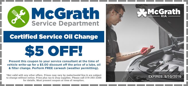Oil Change Coupon