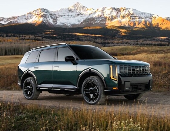Kia Telluride on the road