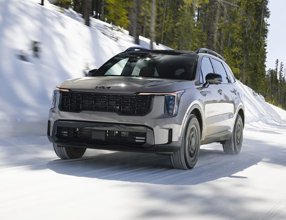 Kia Sorento on the road