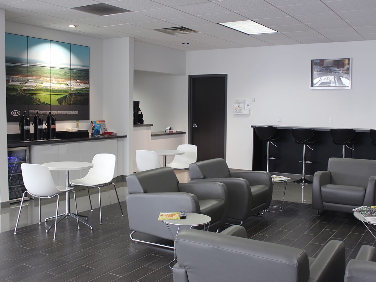 McGrath Kia Waiting Area