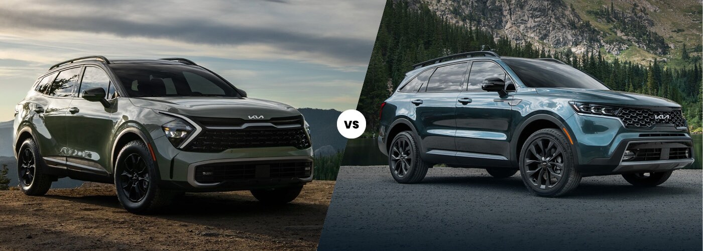 2023 Kia Sorento vs. 2023 Kia Sportage
