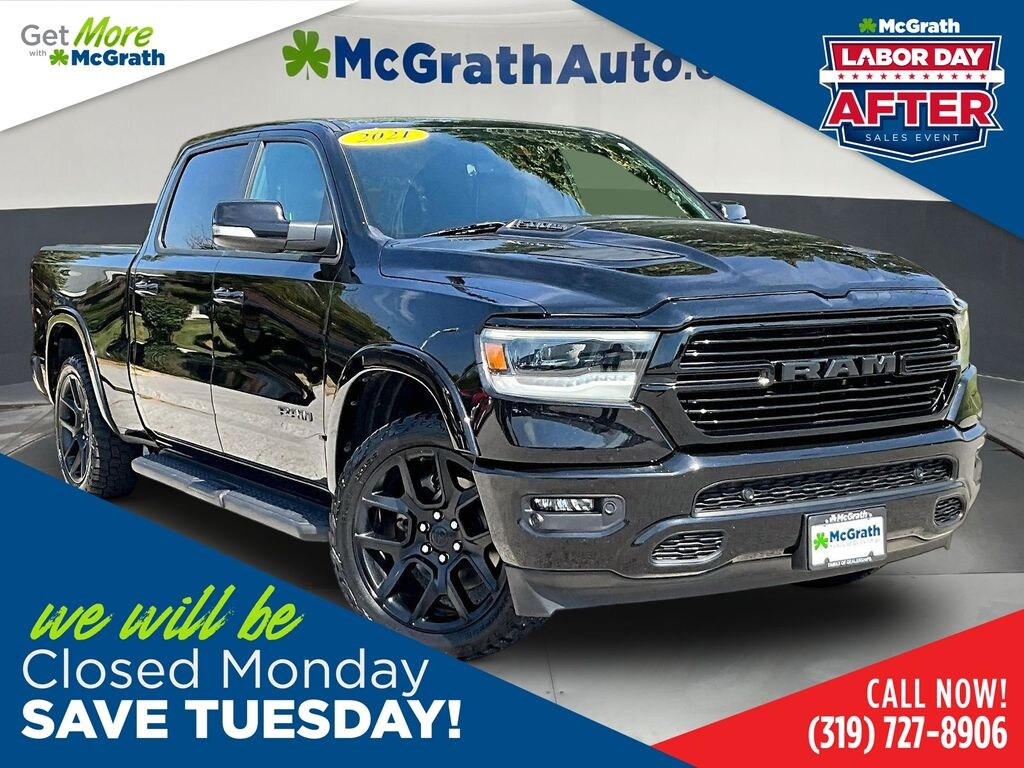 Certified 2021 Ram 1500 Laramie Crew Cab