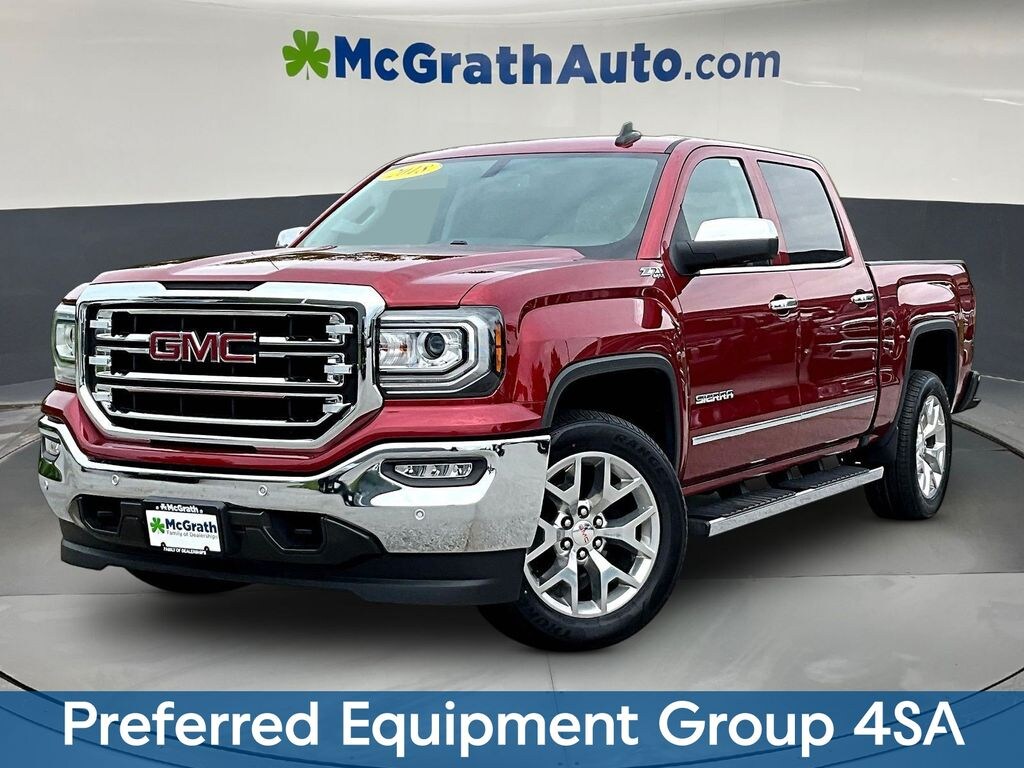 Certified 2018 GMC Sierra 1500 SLT Crew Cab