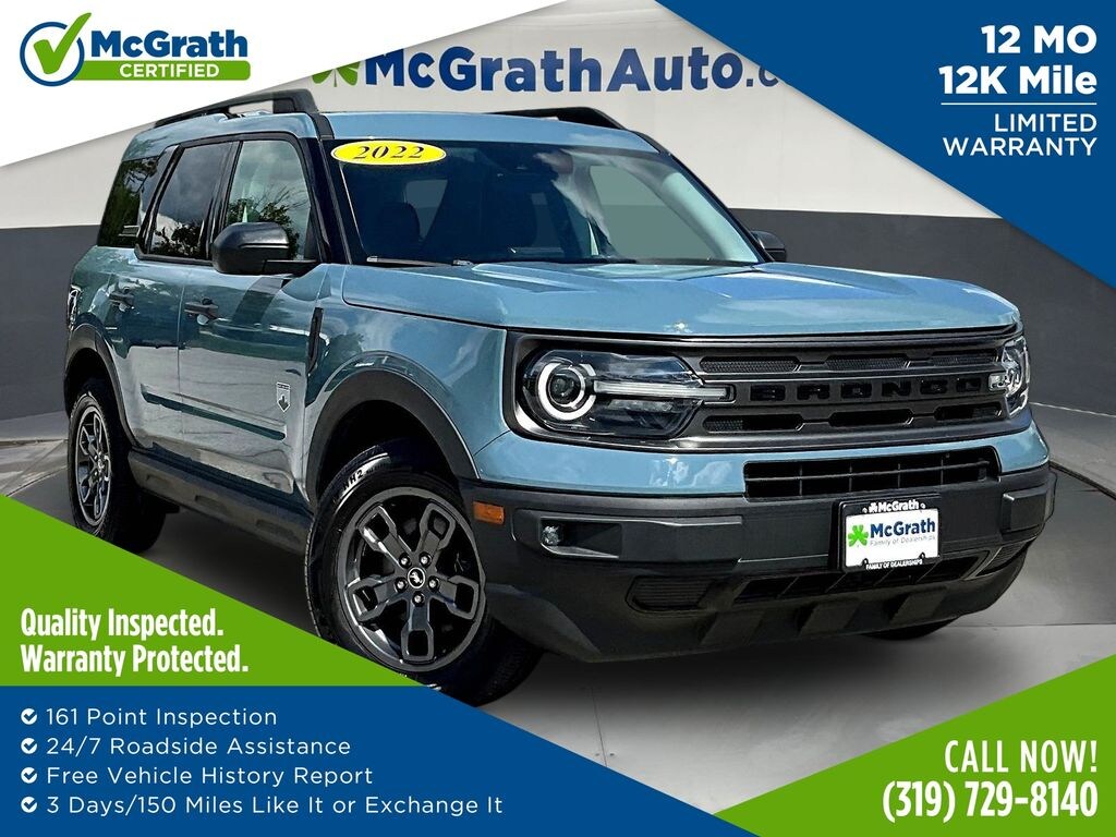 Certified 2022 Ford Bronco Sport Big Bend SUV