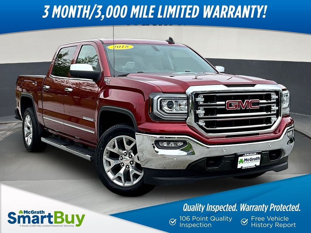 Certified 2018 GMC Sierra 1500 SLT Crew Cab