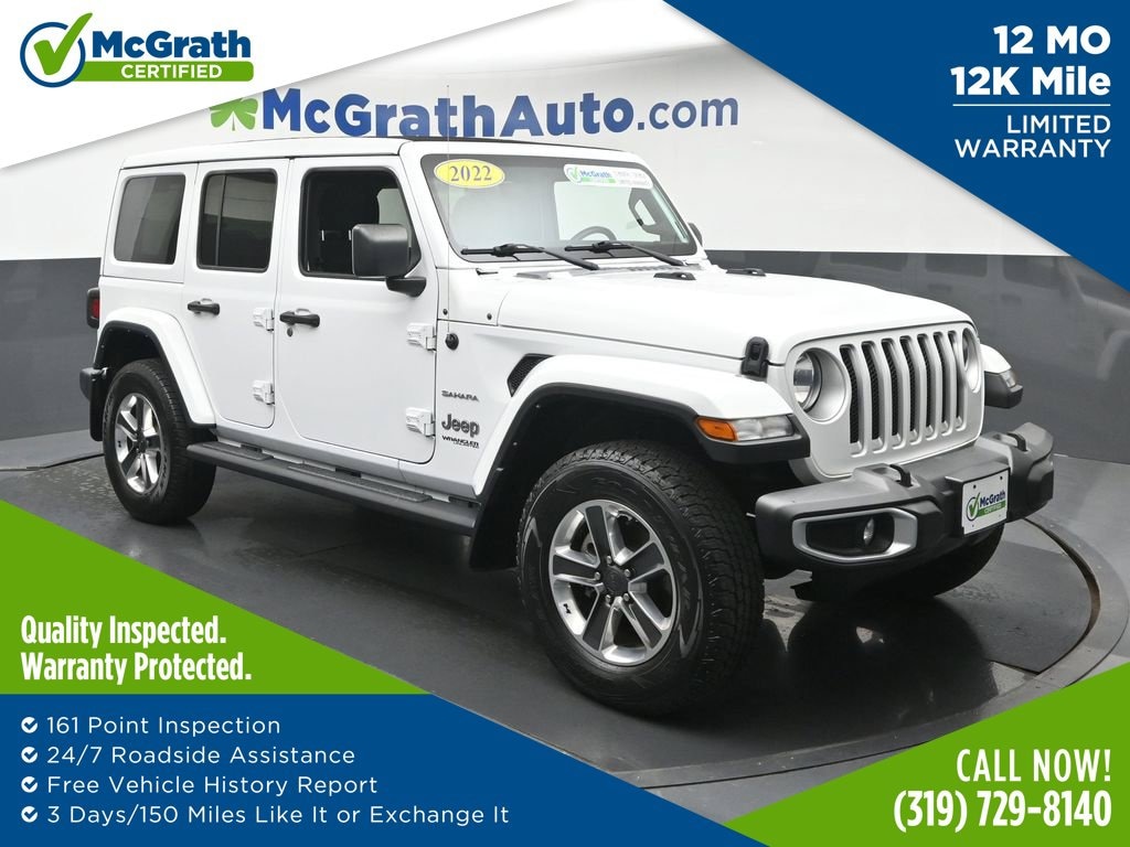Certified 2022 Jeep Wrangler Unlimited Sahara SUV