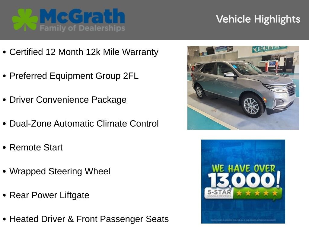 Certified 2024 Chevrolet Equinox LT SUV