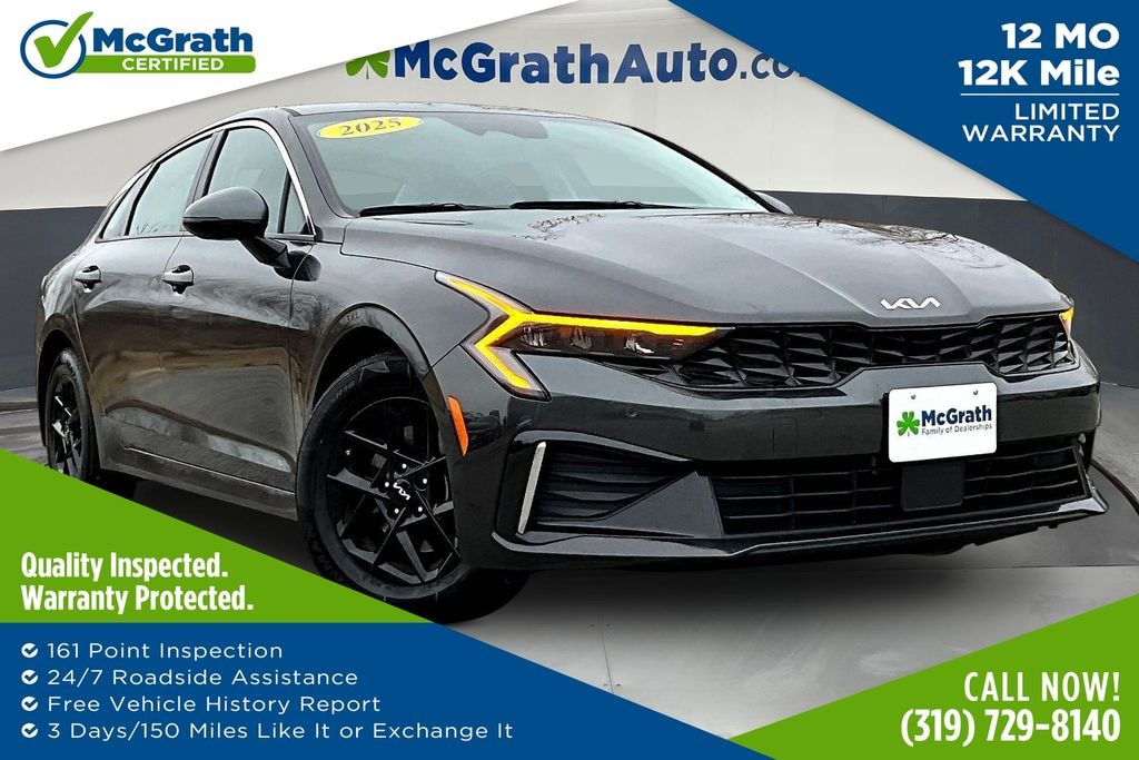 Certified 2025 Kia K5 LXS Sedan