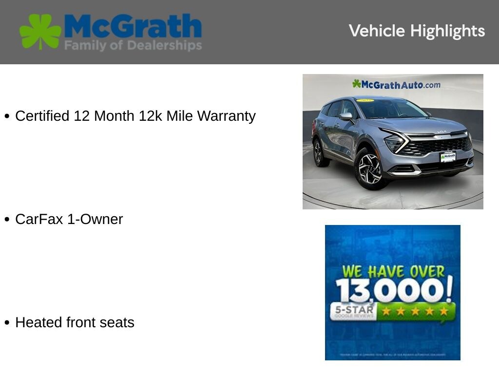 Certified 2025 Kia Sportage LX SUV