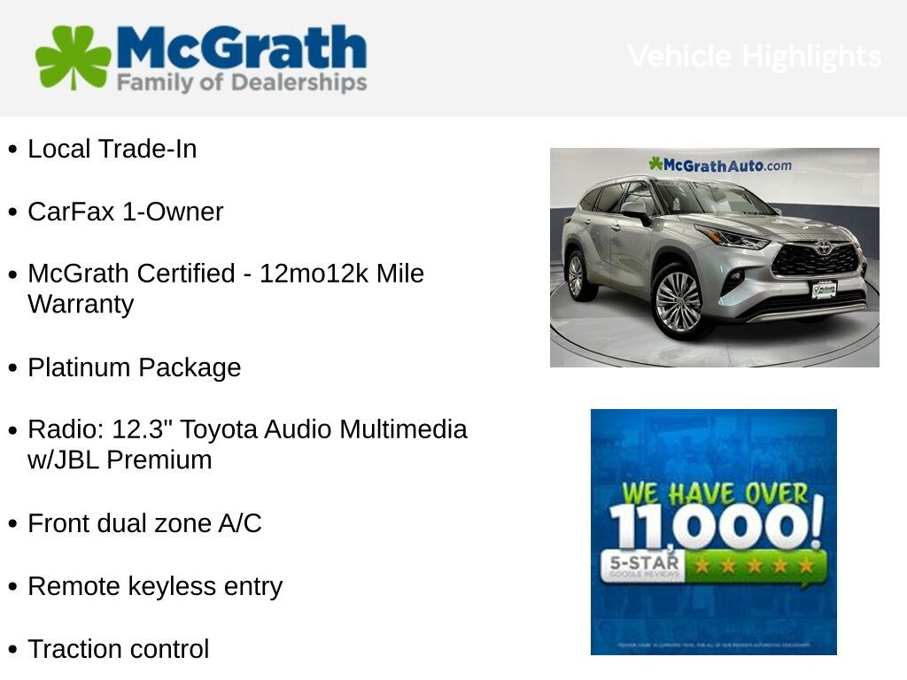 Used 2024 Toyota Highlander Platinum SUV