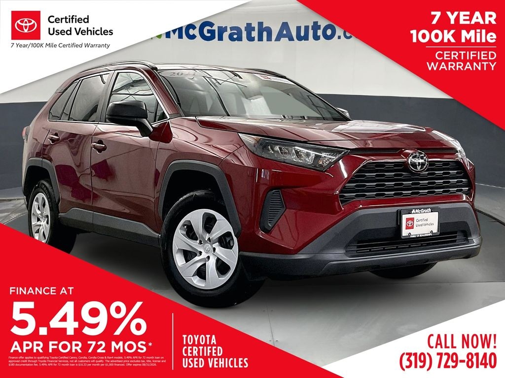 Certified 2021 Toyota RAV4 LE SUV
