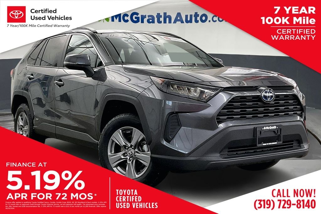 Certified 2022 Toyota RAV4 Hybrid LE SUV