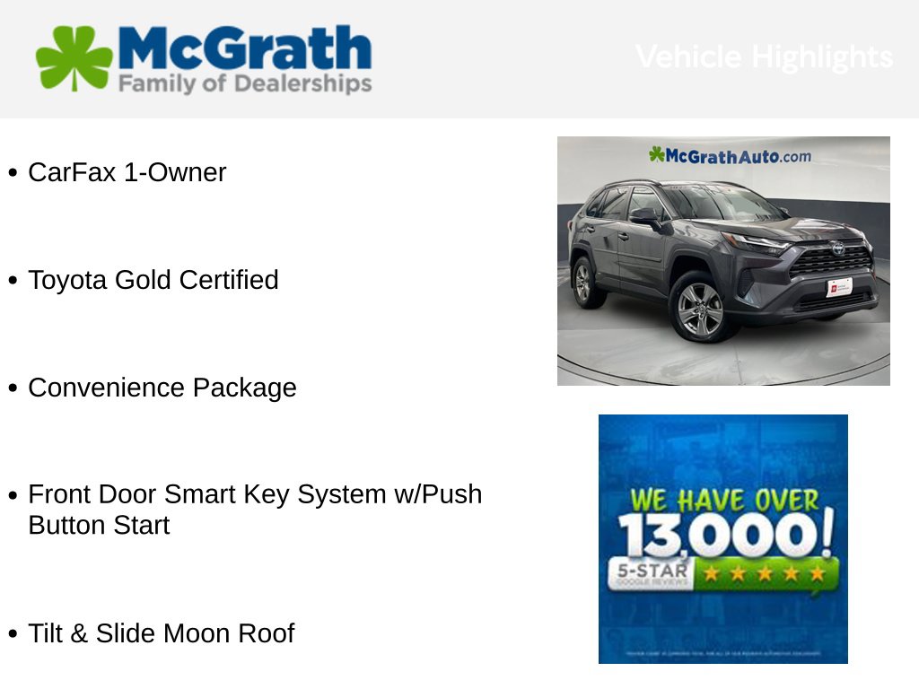 Certified 2022 Toyota RAV4 Hybrid XLE SUV