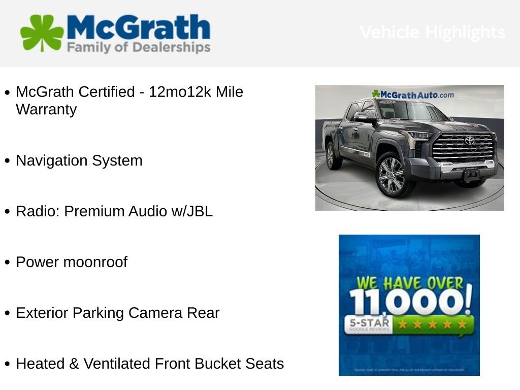 Certified 2024 Toyota Tundra Hybrid Capstone Truck