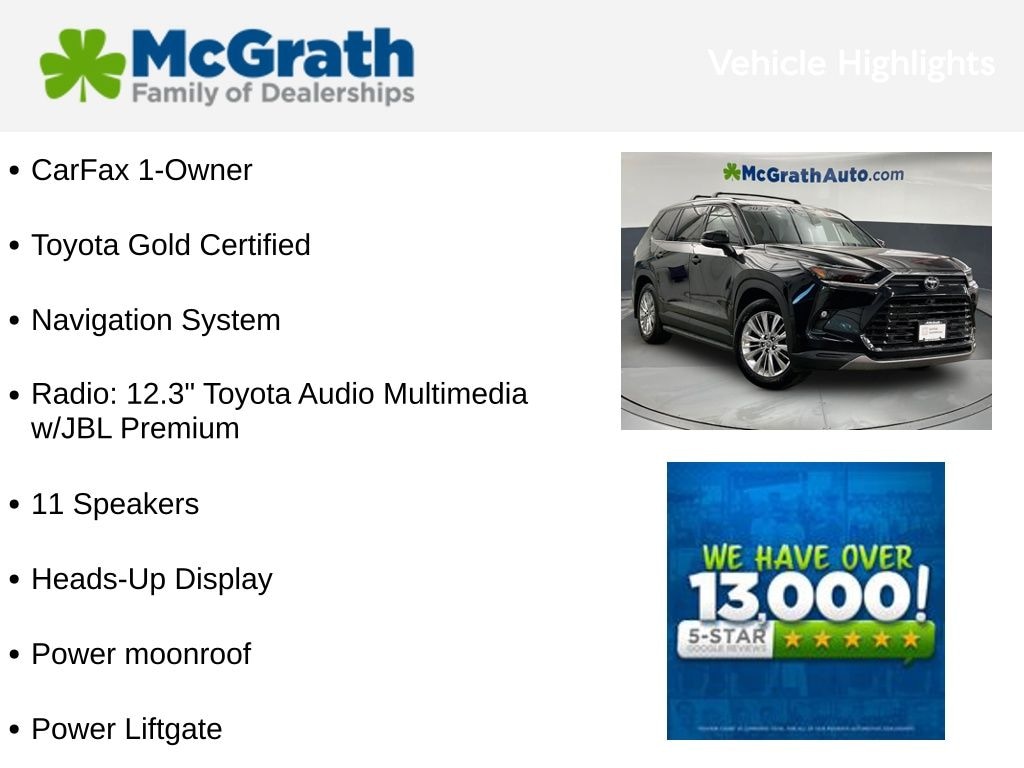 Certified 2024 Toyota Grand Highlander Platinum SUV