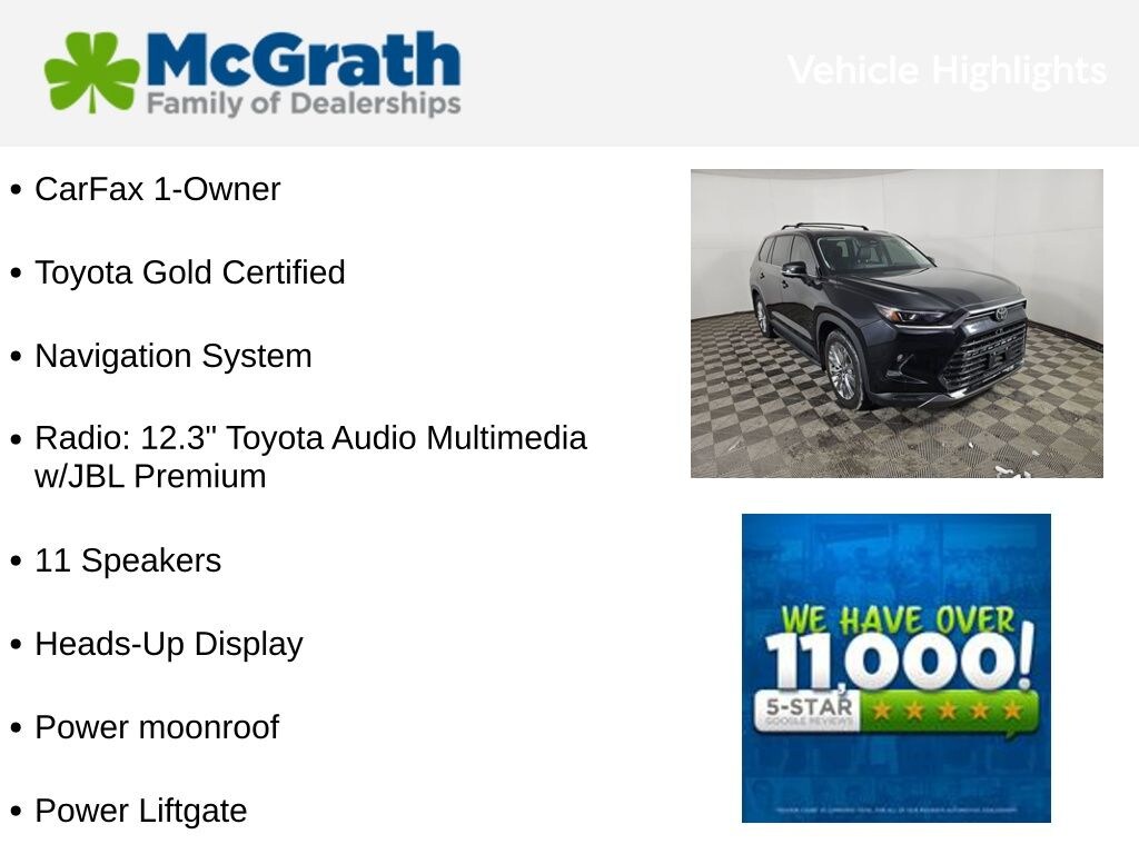 Certified 2024 Toyota Grand Highlander Platinum SUV