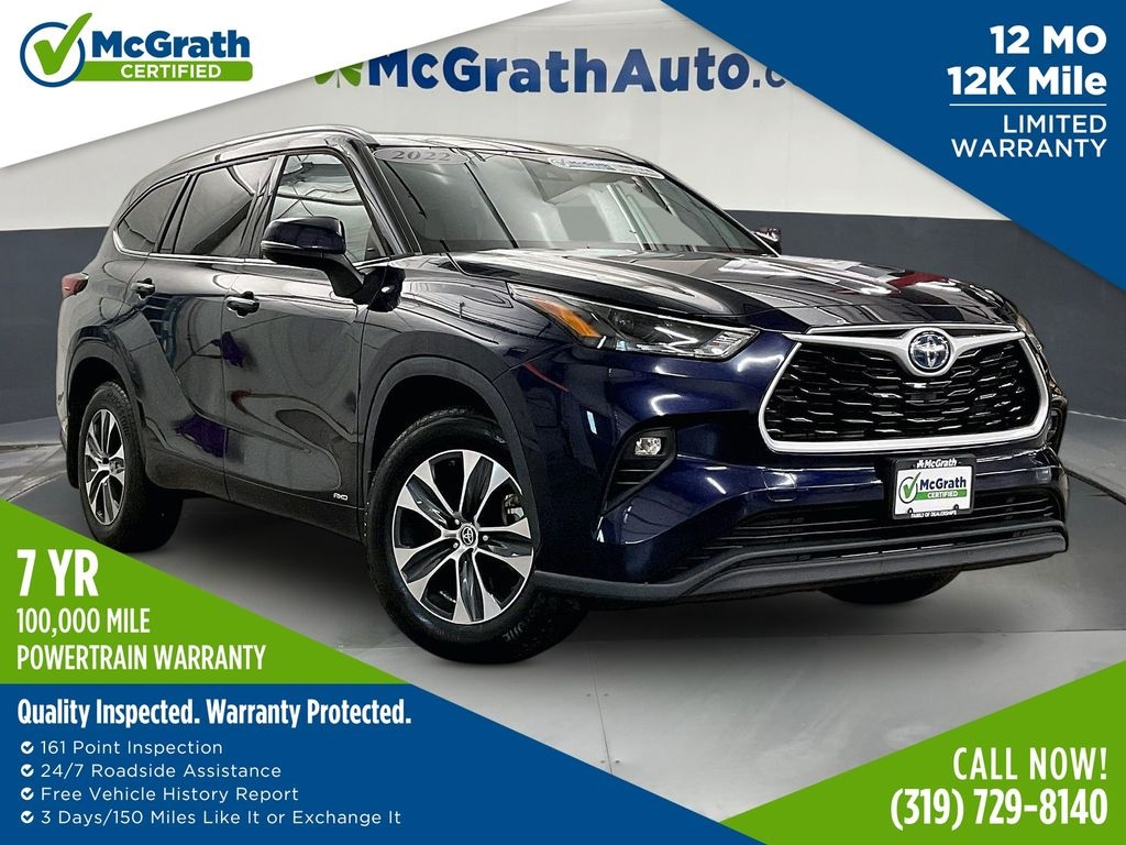 Used 2022 Toyota Highlander Hybrid XLE SUV