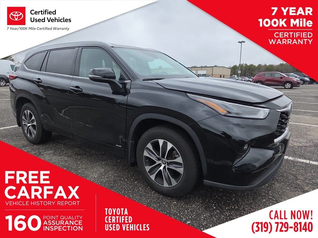 Certified 2022 Toyota Highlander Hybrid XLE SUV
