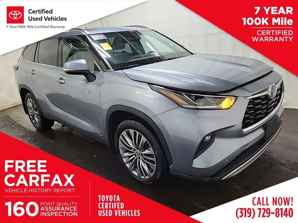 Certified 2020 Toyota Highlander Hybrid Platinum SUV