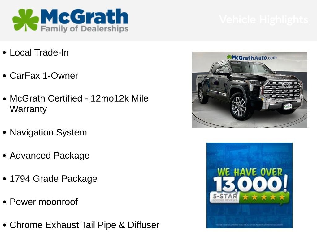 Used 2023 Toyota Tundra 1794 Truck
