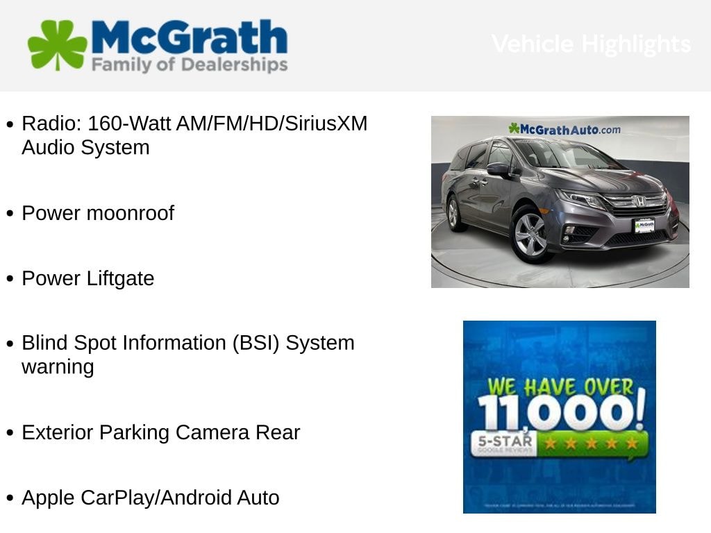 Used 2018 Honda Odyssey EX-L Minivan/Van