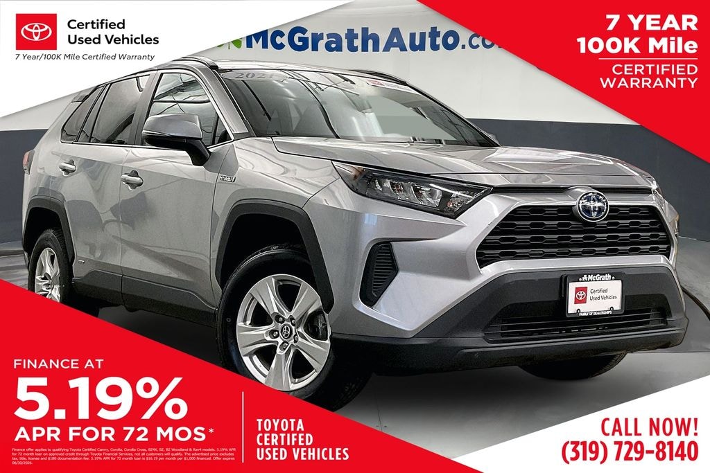 Certified 2021 Toyota RAV4 Hybrid LE SUV