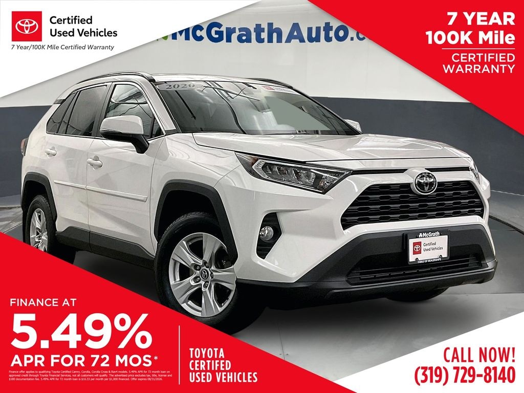 Certified 2020 Toyota RAV4 XLE SUV