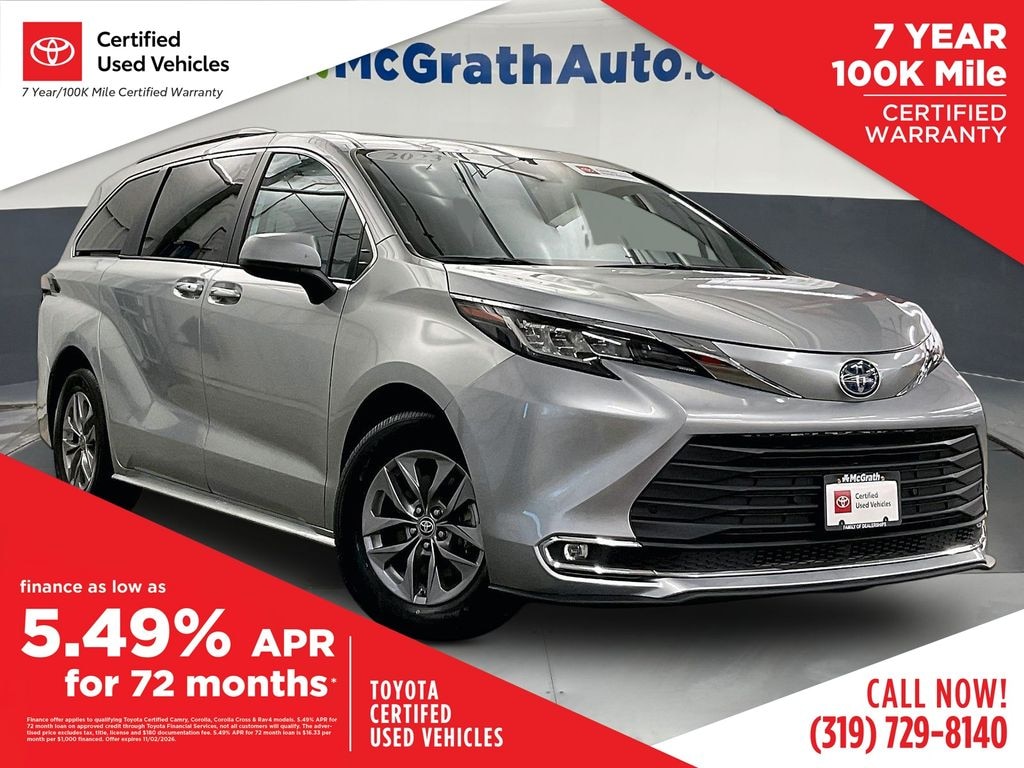 Certified 2023 Toyota Sienna XLE Minivan/Van
