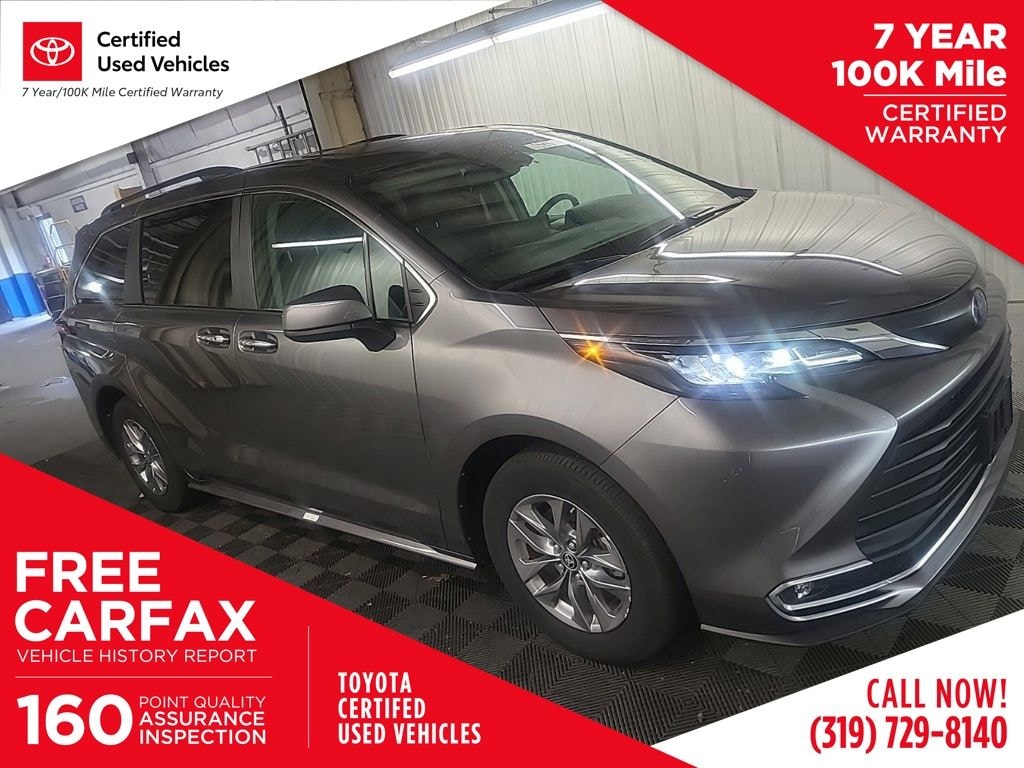 Certified 2024 Toyota Sienna XLE Minivan/Van