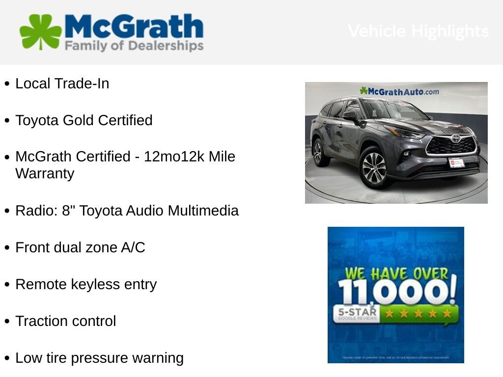 Certified 2024 Toyota Highlander XLE SUV