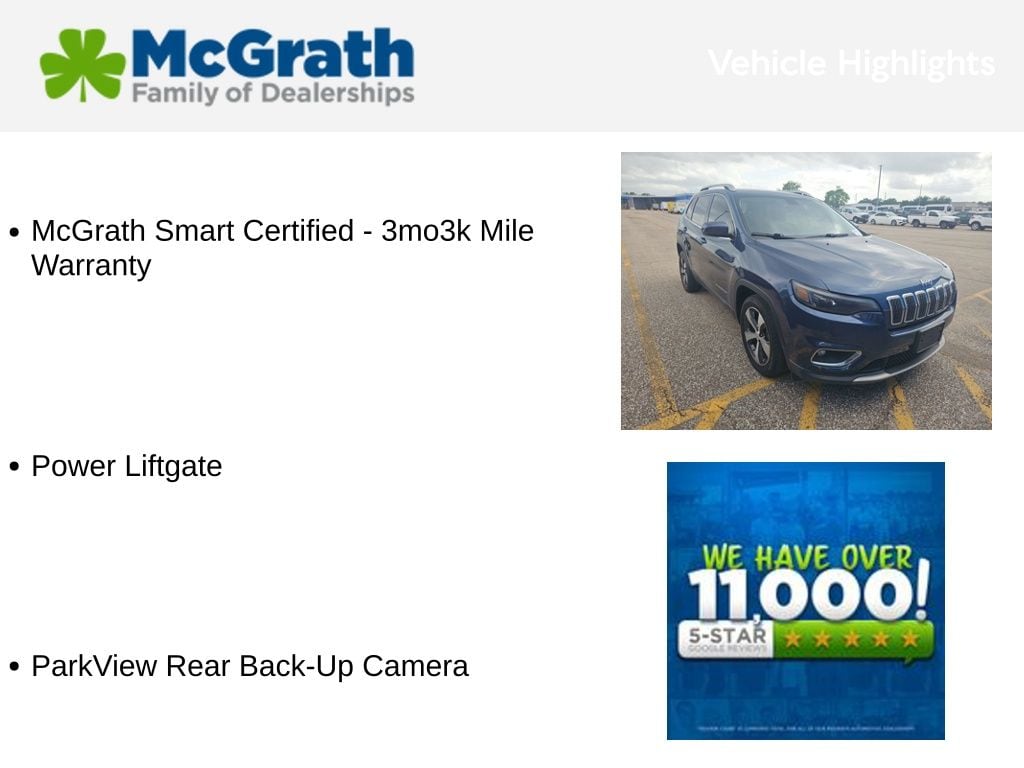Used 2020 Jeep Cherokee Limited SUV