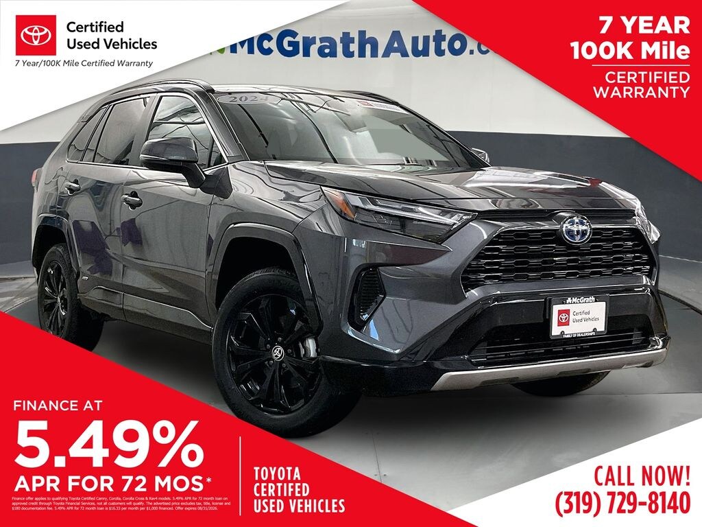 Certified 2024 Toyota RAV4 Hybrid SE SUV