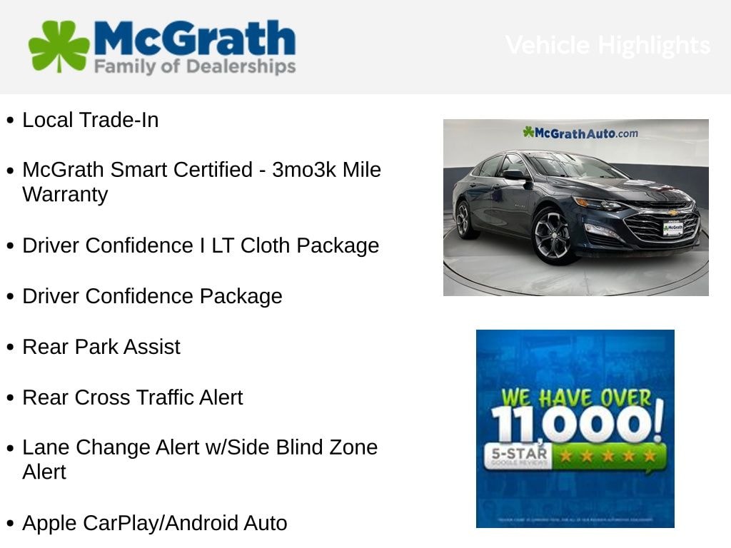Used 2020 Chevrolet Malibu LT Sedan