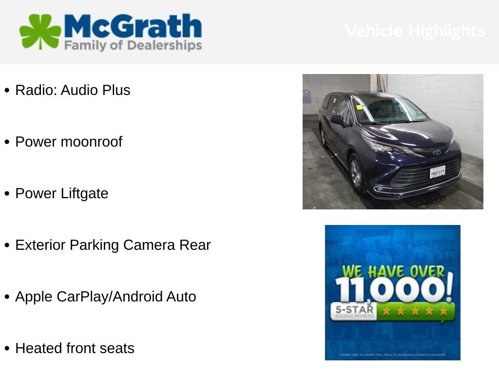 Used 2023 Toyota Sienna XLE Minivan/Van