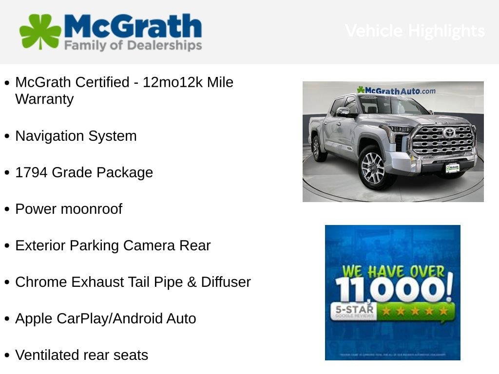 Used 2025 Toyota Tundra 1794 Truck