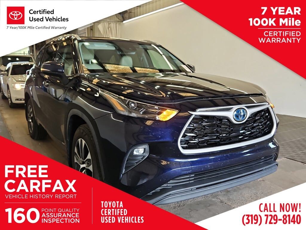 Certified 2022 Toyota Highlander Hybrid XLE SUV