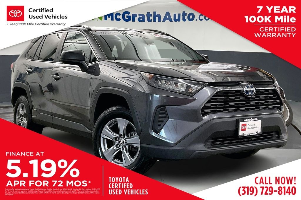 Certified 2022 Toyota RAV4 Hybrid LE SUV