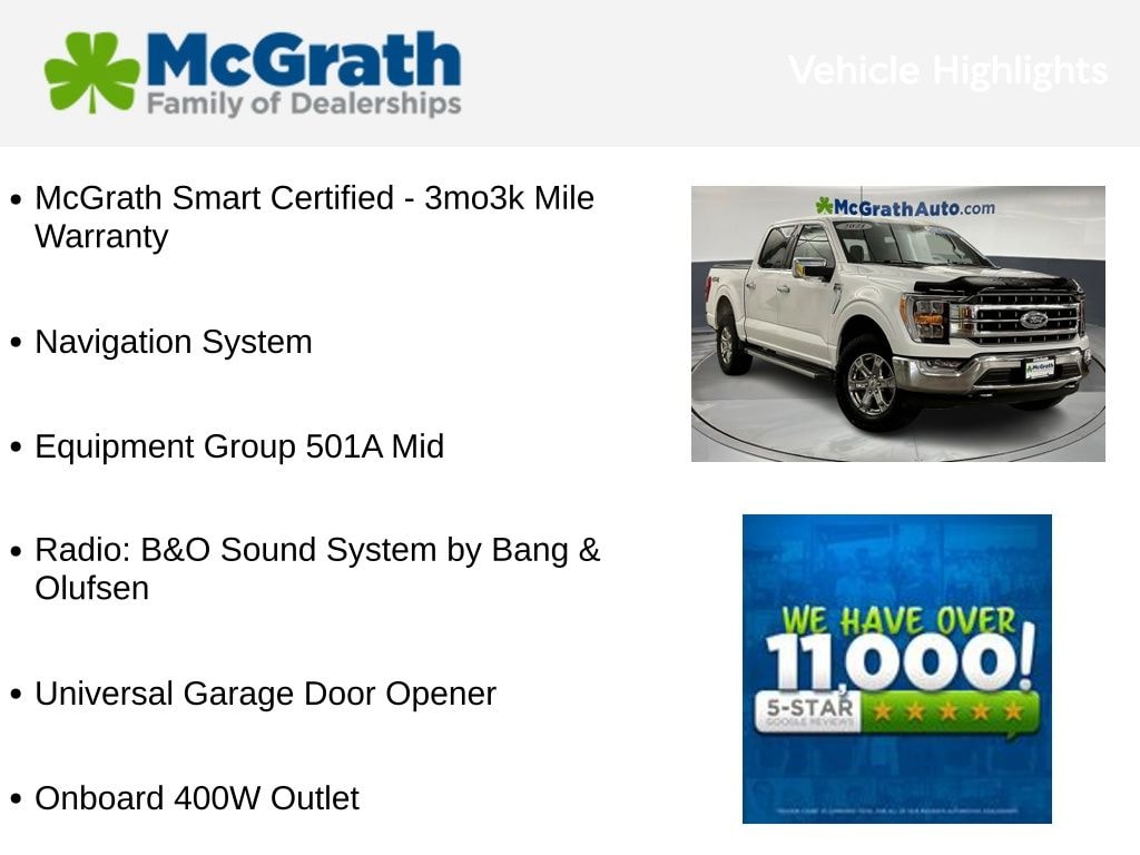 Used 2021 Ford F-150 Lariat Truck