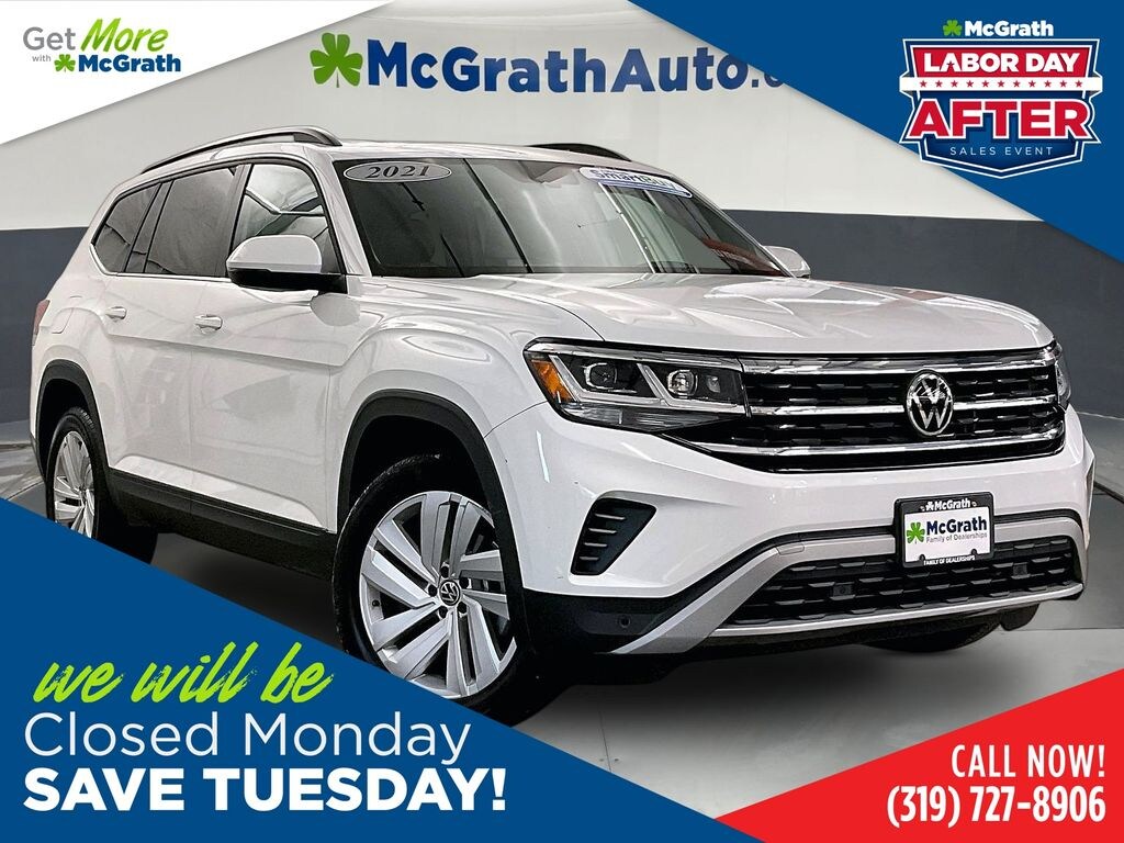 Used 2021 Volkswagen Atlas 3.6L V6 SE w/Technology SUV