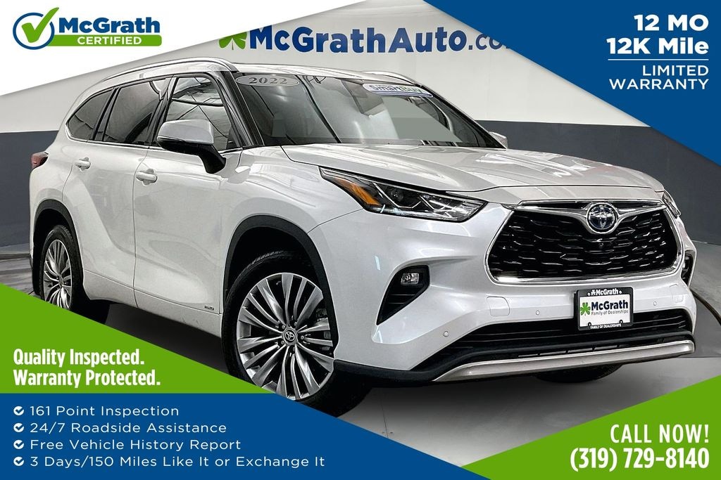 Used 2022 Toyota Highlander Hybrid Platinum SUV