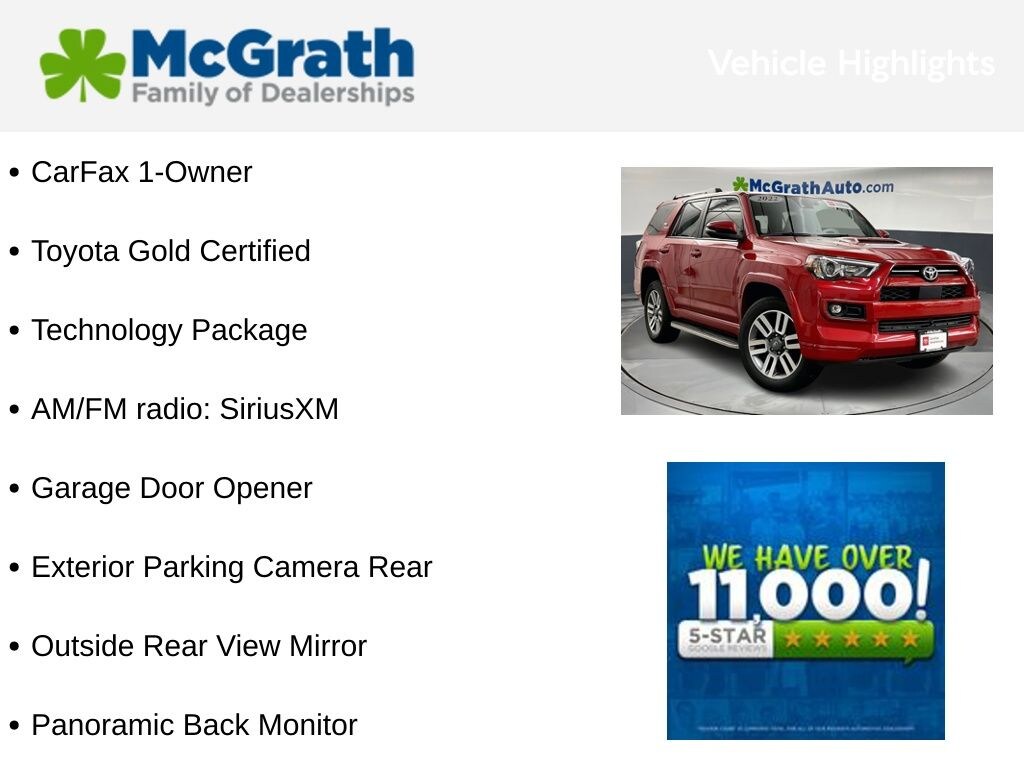 Certified 2022 Toyota 4Runner TRD Sport SUV