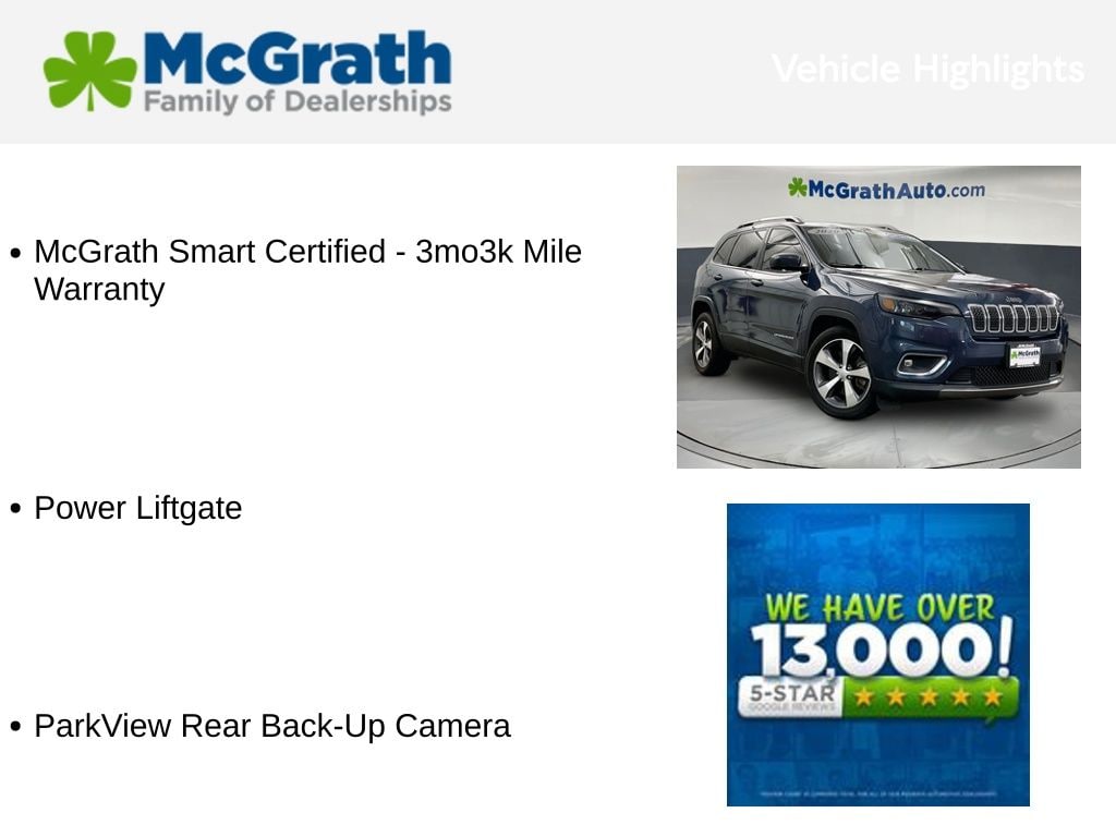 Used 2020 Jeep Cherokee Limited SUV